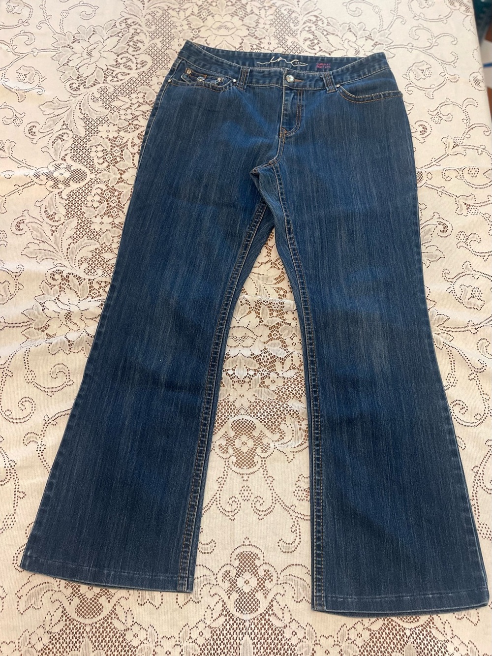 INC Denim Women’s Jeans Curvy Bootleg 12